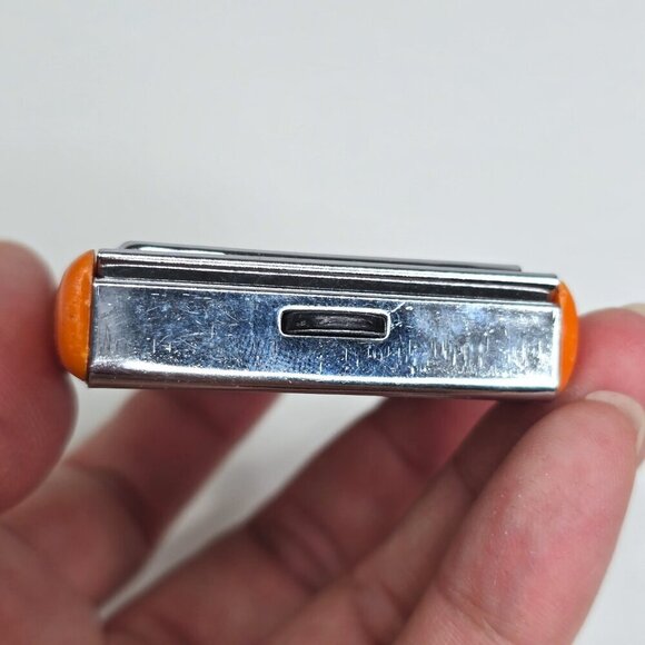 Vintage Miniature Pocket Flip Address Phone Number Book Index Metal Floral - Picture 5 of 8